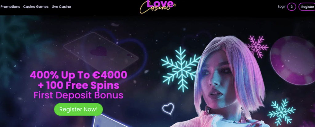 image of love casino webite